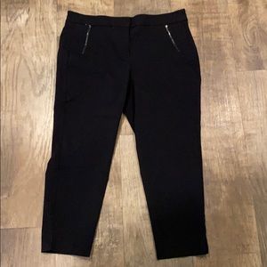 Lane Bryant black ankle pants
